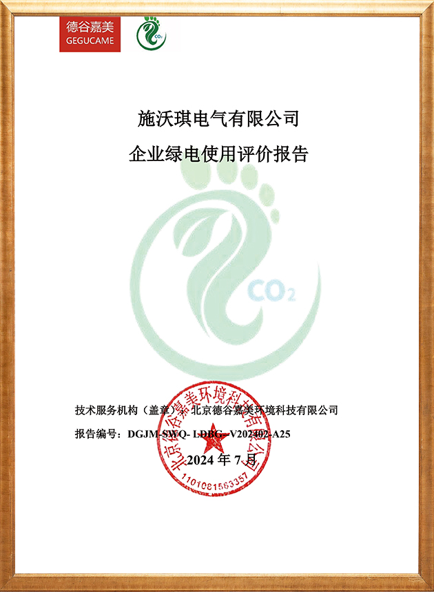企业绿电使用评价报告